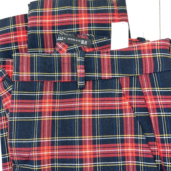 RED PLAID DRESS PANTS - Picture 5 of 5